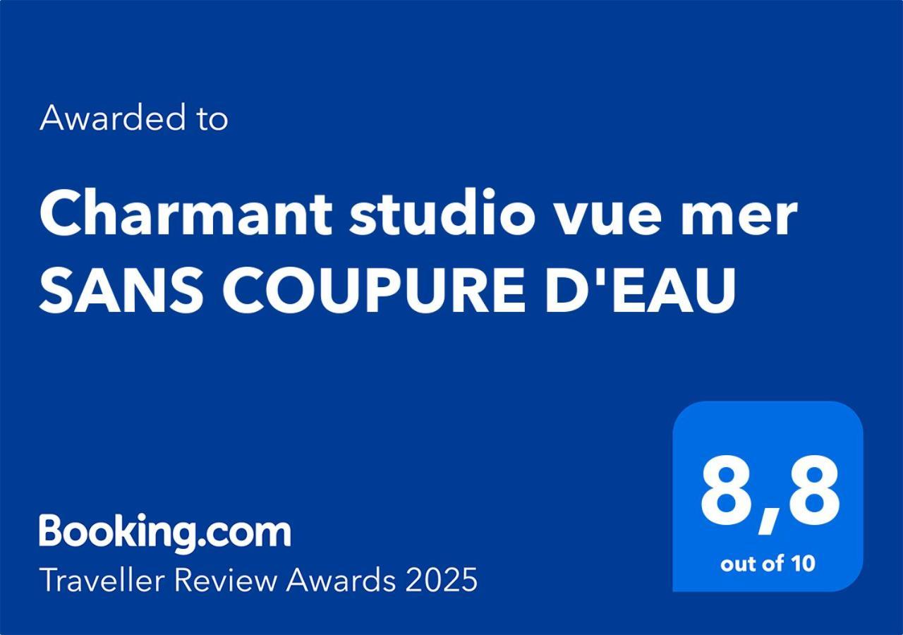 Charmant Studio Vue Mer Sans Coupure D'Eau เลอโกซิเยร์ ภายนอก รูปภาพ